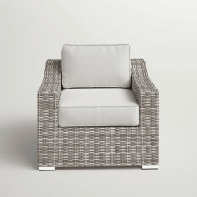 Fully Assembled Patio Chair with Cushions