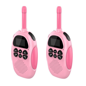 Kids Toys Rechargeable Walkie Talkie Boys Toys; Outdoor Toys For 3 4 5 6 7 8 Year Old Boys &Girls; Gift For Girls Boys (blue &pink) (Color: Pink&Pink)
