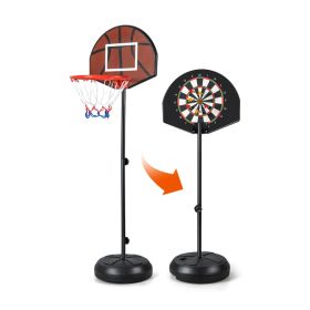 Indoor Outdoor Basketball Hoop for Garden & Backyard (Type: Exercise & Fitness, Color: Black)
