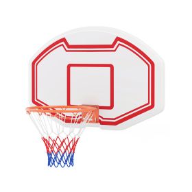 Indoor Outdoor Basketball Hoop for Garden & Backyard (Type: Exercise & Fitness, Color: White & Red)